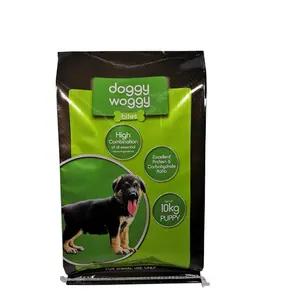 Pp tissé sac emballage pas cher Bopp laminé aliments pour animaux de compagnie pour l'alimentation des animaux chien chat nourriture Discount sac en plastique Pp sac de haute qualité