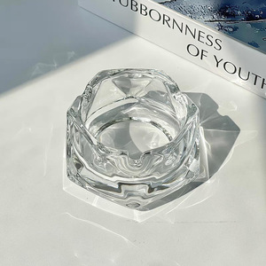 Cenicero de cristal con diseño de diamante, tamaño estándar, decoración para el hogar, soporte de cristal para humo, para sala de estar u oficina - Product Image 4