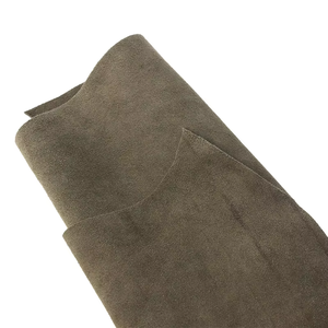 Cuir de vachette à grain fin moulé, anti-boulochage, 1,5-2 mm, à grain uniforme, pour empeignes de chaussures décontractées, type Slip-On et Wallabee - Product Image 1