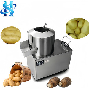 Machine à laver et à peler les pommes de terre et le taro en acier inoxydable pour la transformation des légumes dans les restaurants - Product Image 1