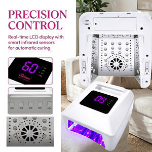 Lampe UV LED sans fil rechargeable 72W pour séchage des ongles et des pieds, idéale pour les salons professionnels - Product Image 3