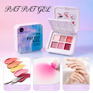 ORCHID FOX Gel de <span class=keywords><strong>Uñas</strong></span> Sólido de 6 Colores con Degradado para Diseño de <span class=keywords><strong>Uñas</strong></span>, Gel de Pintura para <span class=keywords><strong>Uñas</strong></span> DIY, Gel de Pintura para <span class=keywords><strong>Uñas</strong></span> de Pétalos Tallados Rápidamente - Product Image 3