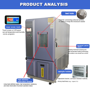 Chambre d'essai de température et d'humidité constante pour laboratoire, machine de test de température et d'humidité haute et basse température - Product Image 6
