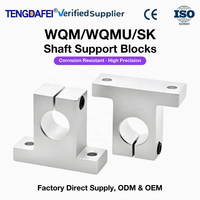 Support d'axe SK3-SK60 en aluminium anodisé 6061, support en T pour axe de guidage de 8 mm à 30 mm