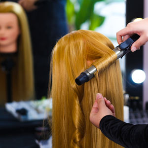 Cabeza de entrenamiento de práctica de peluquería, Manikin, cosmetología, maquillaje, muñeca manicana para exhibición, práctica de rizado trenzado - Product Image 4