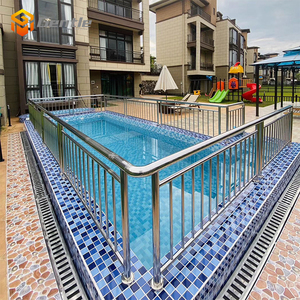 <span class=keywords><strong>Carrelage</strong></span> mosaïque en céramique bleu mélangé, pour <span class=keywords><strong>piscine</strong></span>, 6mm, pour salle de bain, 306x306mm, <span class=keywords><strong>prix</strong></span> de gros - Product Image 5