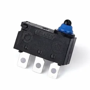 ABILKEEN black micro switch 6.3*0.8mm terminals SPST function limit micro switch for EV charger