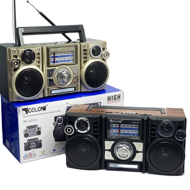 RX-65SD 2025 Product Wooden Retro Radio With Usb Player Retro Style Classic Vintage Radio Solar Retro Radio Blue Tooh Speaker