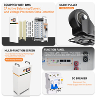 PL EU Stock Braun Power 51.2V 314Ah 16KWh LiFePO4 batterie mobile Lifepo4 ESS 2A équilibreur actif pour le stockage d'énergie domestique
