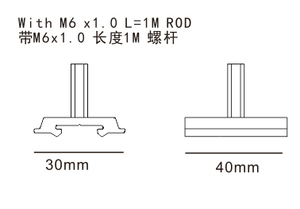 Bán buôn 2 dây LED Spotlight chiếu sáng mạch duy nhất theo dõi kết nối núi Kit cho COB Spotlight - Product Image 3
