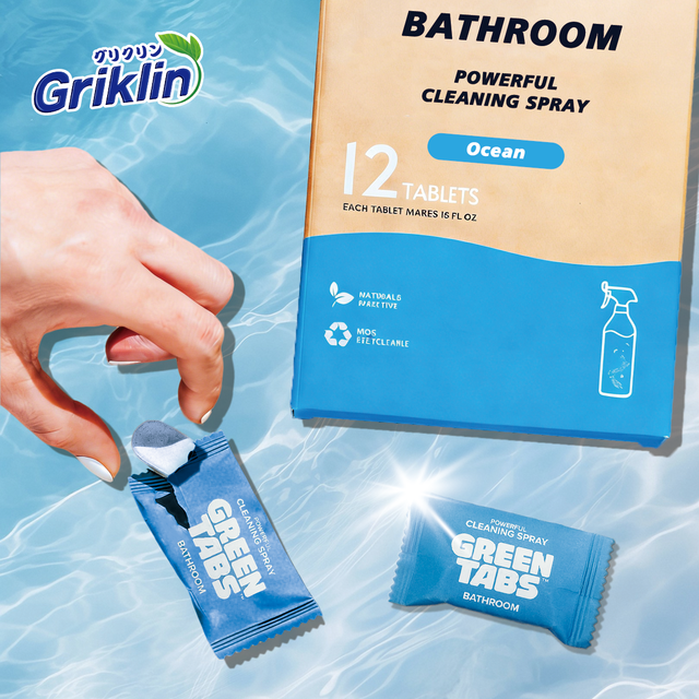 Eco-Friendly Multi-Surface Cleaning Tablets Concentrate Detergent Tablets Griklin Cleaning Tablets Refills