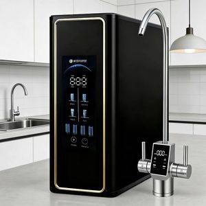 Purificateur d'eau par osmose inverse 100 GPD, distributeur autonettoyant, filtration 6 étapes, plastique écologique pour la maison et le bureau - Product Image 1