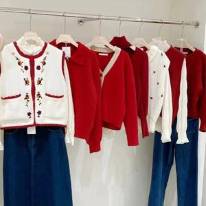 Supplier Fashion Used Loose Long <b>Ladies</b> Second Hand <b>Cardigan</b> Women's <b>Ladies</b> Fashion Sweater Stock - Product Image 2