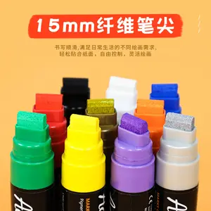 New 15mm 10 color children's DIY hand-painted graffiti waterproof acrylic markers