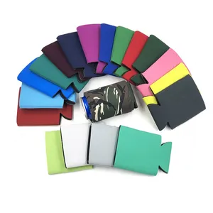 Werbe Neopren Slim Dosen kühler Blank Custom Neopren Dosen kühler Gedruckte Sublimation Neopren Dosen kühler