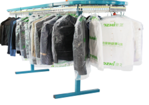 Nastro Trasportatore Elettrico da 252 Pezzi di Colore Bianco o Blu per Abiti e Indumenti per Fabbrica, <span class=keywords><strong>Lavanderia</strong></span> o Negozio - Product Image 3