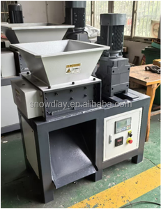 Nhỏ phế liệu nhựa khối lớn PVC sản phẩm shredded với bền nhôm thép không gỉ động cơ mang bánh thành phần - Product Image 6