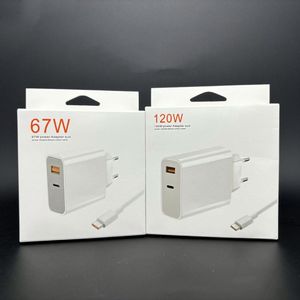 Super Fast <b>Charging</b> 120W 67W <b>USB</b> Charger 6A <b>Cable</b> <b>USB</b> Fast Charger Wall Phone Charger Power Adapter for Xiaomi - Product Image 1