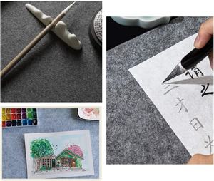 Stain Heat Resistant Washable Eco-Friendly 100% Wool Felt Table <b>Mat</b> Dark Grey Place <b>Mats</b> Set of 6 for <b>Dinner</b> - Product Image 5