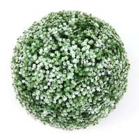 Plante artificielle en gypsophile suspendue, protégée contre les UV, en PE, résistante à l'eau, 28 cm, pour mariage