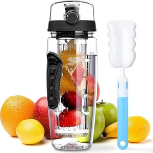 Bouteille d'eau de cyclisme minimaliste de 960 ml, grande capacité, pour le sport et le fitness, avec infuseur à thé - Product Image 2