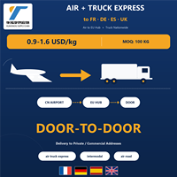 Transport Aérien Express Chine vers France, Allemagne, Espagne, Royaume-Uni - Service de Logistique Intermodale Aérien et Routier DDP Porte-à-Porte