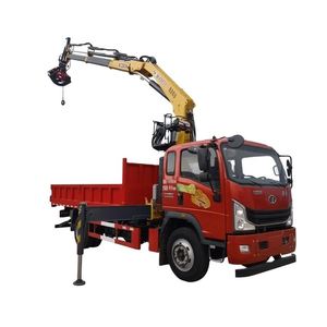 Nouvelle grue à flèche articulée Sinotruk de 8 tonnes montée sur camion avec grappin hydraulique pour bois, vente directe d'usine - Product Image 1