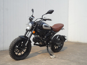 Modèle de moto vintage de style rétro, Scrambler classique - Product Image 4