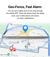 Détecteur de chute en gros avec puce de suivi GPS, dispositif GPS LBS par satellite pour personnes atteintes de démence, personnes âgées et projets communautaires pour seniors