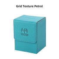 Boîte de rangement pour cartes à collectionner Yugioh Anime TCG Twin Flip, 80+ cartes, en cuir et velours, accessoire de jeu de société, design unique