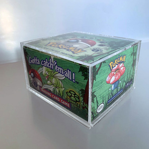 Vente en gros de présentoirs personnalisés <span class=keywords><strong>pas</strong></span> chers en acrylique transparent poli UMI NK0424 pour cartes Pokémon, boîtes de boosters, capacité de 12x14x7,5 cm - Product Image 5