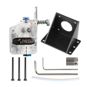 3D Printer Parts BMG Transparent Extruder Cloned Btech Dual Drive Bowden Right Hand without Motor for CR10 Ender3