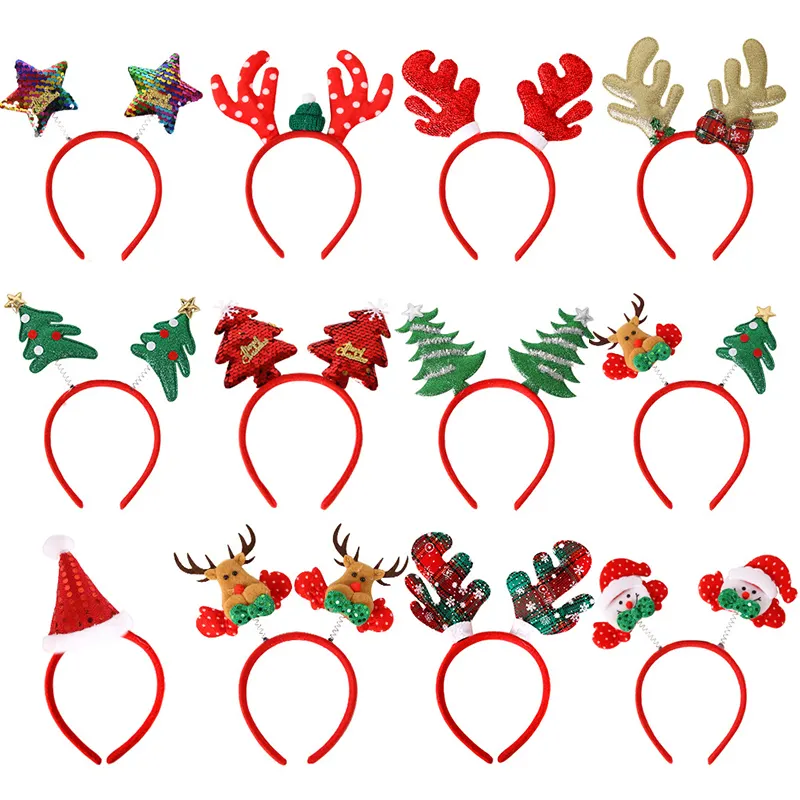 New Christmas Headband Wholesale, Christmas Hair Ornaments, Kids Christmas Headbands With Professional Manufacturer