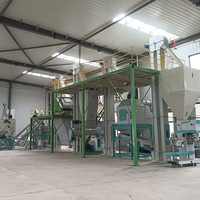 Ligne de production de granulés de poudre d'herbe, projet clé en main, ligne de production d'aliments concentrés pour poulets de chair