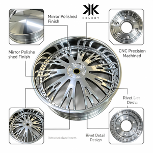 Rines Cromados <span class=keywords><strong>de</strong></span> Diseño Profundo, Forjados, Multirradio, <span class=keywords><strong>de</strong></span> 19-22 Pulgadas, 5x114.3, 5x112, Estilo VIP, para <span class=keywords><strong>Lexus</strong></span>, Mercedes, Infiniti - Product Image 4