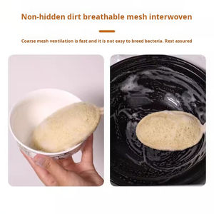 Paño de lufa con cuerda para limpieza de cocina, paño de calabaza de seda que puede frotar ollas, rebanadas de lufa naturales sin aceite para lavar platos - Product Image 2