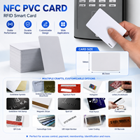 Carte PVC NFC 125 kHz 134,2 kHz de haute qualité, imprimable, carte d'identité vierge en PVC blanc, impression thermique et jet d'encre