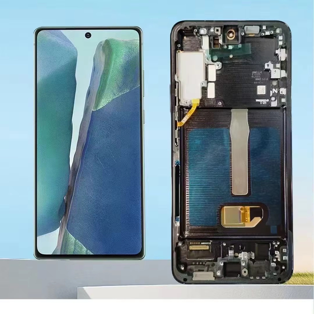 OLED Display Touch Screen LCD for Samsung S21 S22 Ultra 5G with Frame Replacement Screen