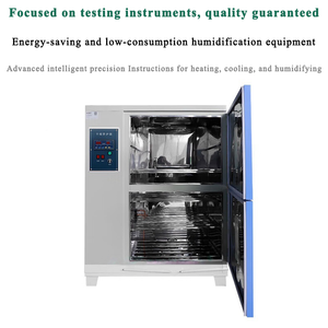 Four de carbonisation du béton en acier inoxydable de laboratoire, chambre de carbonisation, contrôle de la température 1C, capacité 550x550x1150mm - Product Image 5