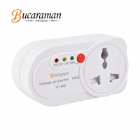 Prise de protection de tension 220V, protection contre les surtensions et les sous-tensions, multiprise pour appareils électroménagers, vente en gros