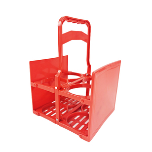 Sáng Tạo Nhựa Xách Tay Gấp Giỏ 6 Cặp Bia Chai Lưu Trữ Xô Tổ Chức Ráp Rượu Vang Giá Giữ Cốc - Product Image 2