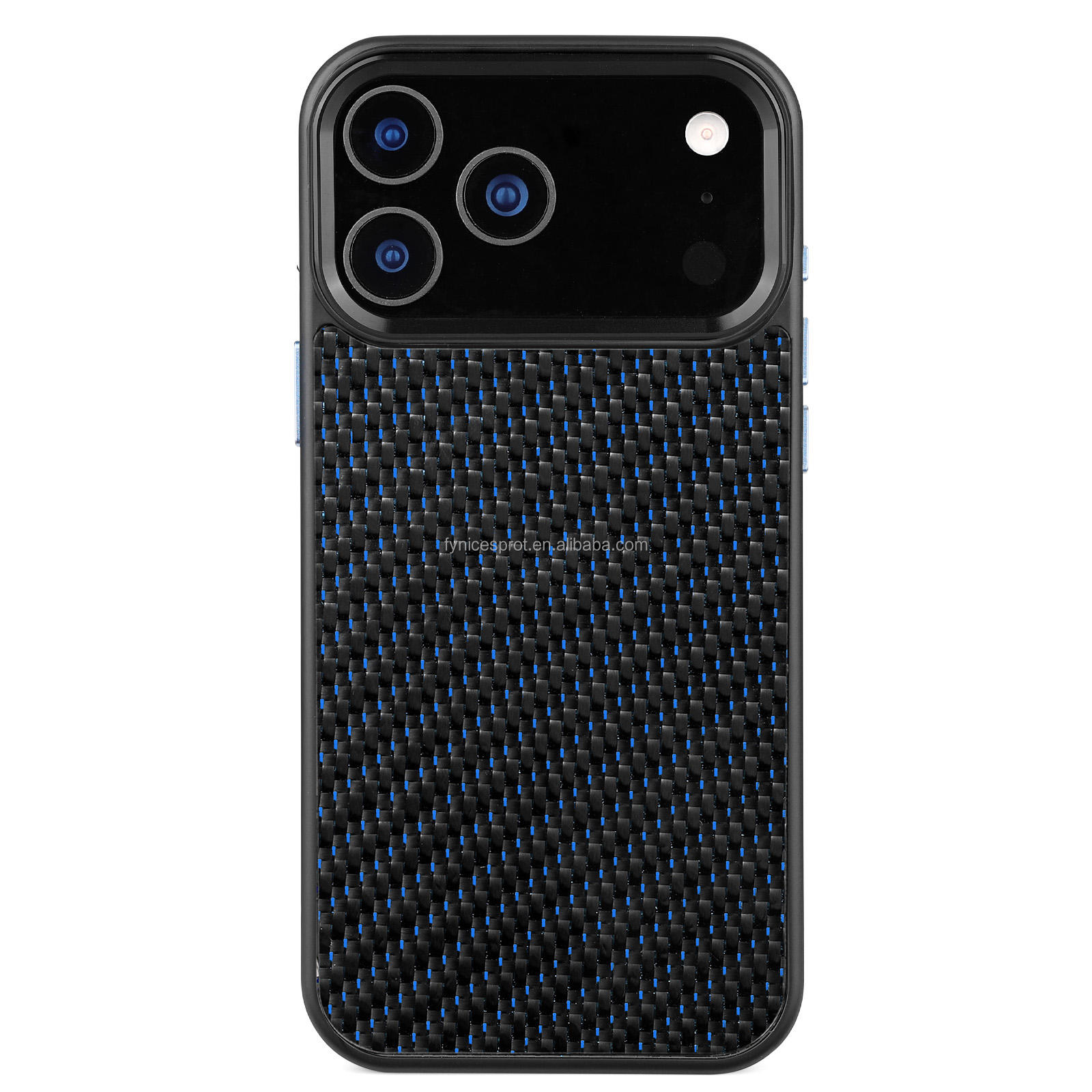 new normal Carbon fiber black with blue ring