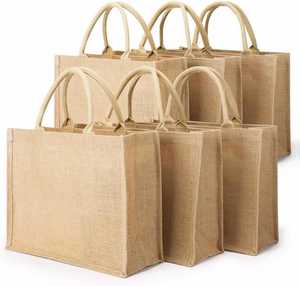 Bolsa de Yute Lisa con Logotipo Personalizado, Ideal para Bordado, Manualidades y Arte, Superventas - Product Image 1