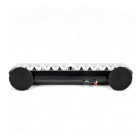 Barre lumineuse d'avertissement à LED 12W rechargeable avec fixation magnétique sur le toit, boîtier en aluminium, lampe clignotante multicolore pour SUV, VTT, camion