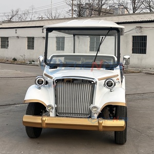 Vintage 11-Seater Electric Sightseeing Car Hotel Reception Bus for Passenger Tourist Classic Car Electric Sightseeing Car - Product Image 2