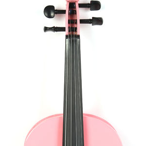 Beginner Volwassen Viool, Kinderen Roze Viool, 44-81. Rode Noot Instrument Voor Beginners - Product Image 2