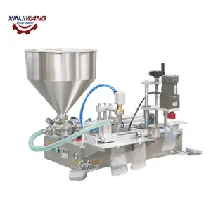 suyu yapısı Suppliers-Yarı otomatik meyve suyu dolum ve Doypack emzik kese kapatma makinesi sıvı paketleme makinesi