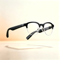 Lunettes IA d'assistance portable pour entreprises avec caméra vidéo 720P, traduction vocale, appels mains libres et connectivité Wi-Fi 6
