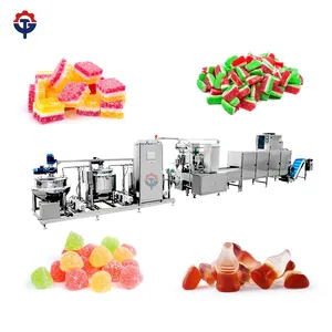 Tam otomatik sakızlı şeker üretim makinesi gummies karıştırma makinesi