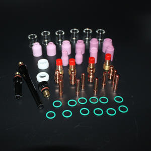 Kit da 49 Pezzi Lente <span class=keywords><strong>Gas</strong></span> Stubby per Torcia Saldatura <span class=keywords><strong>TIG</strong></span> SR17 18 26 per Tazza in Vetro Pyrex - Product Image 4